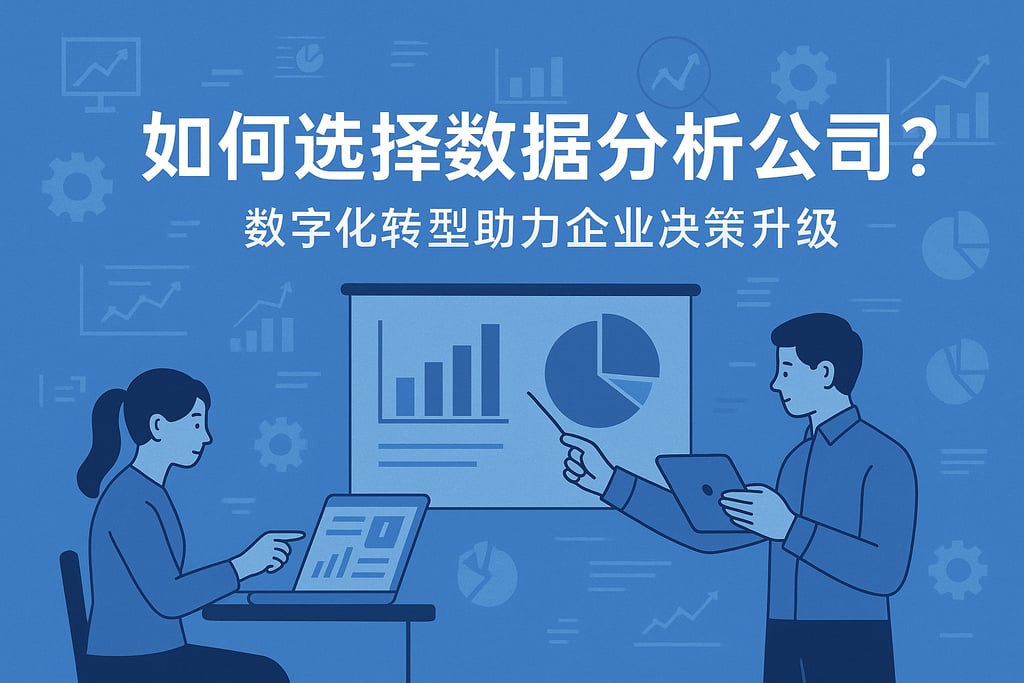 数据分析公司如何选择？数字化转型助力企业决策升级