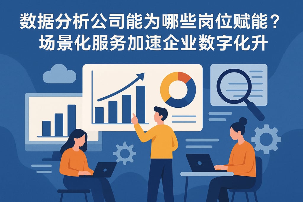 数据分析公司能为哪些岗位赋能？场景化服务加速企业数字化升级
