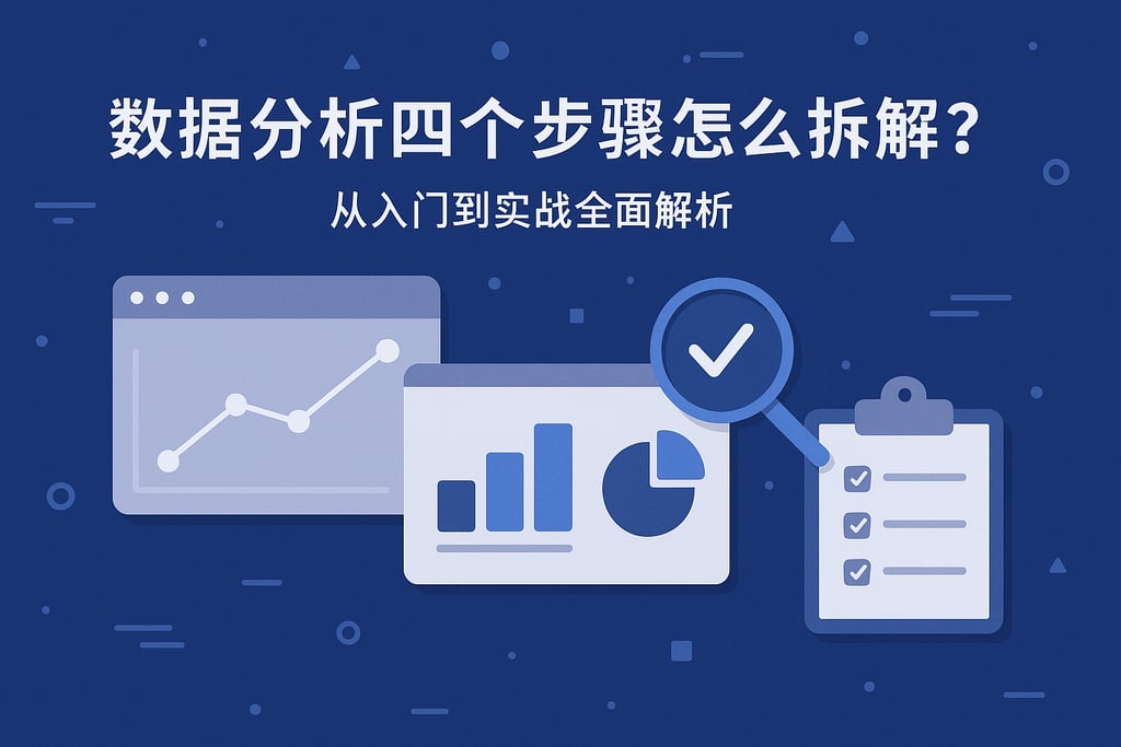 数据分析四个步骤怎么拆解？从入门到实战全面解析