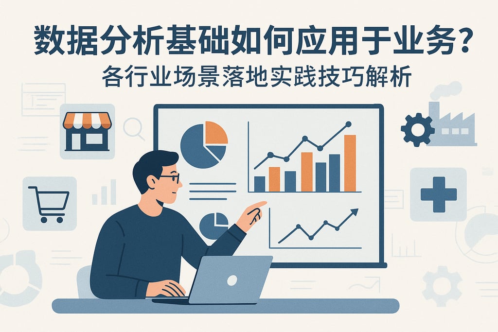 数据分析基础如何应用于业务？各行业场景落地实践技巧解析