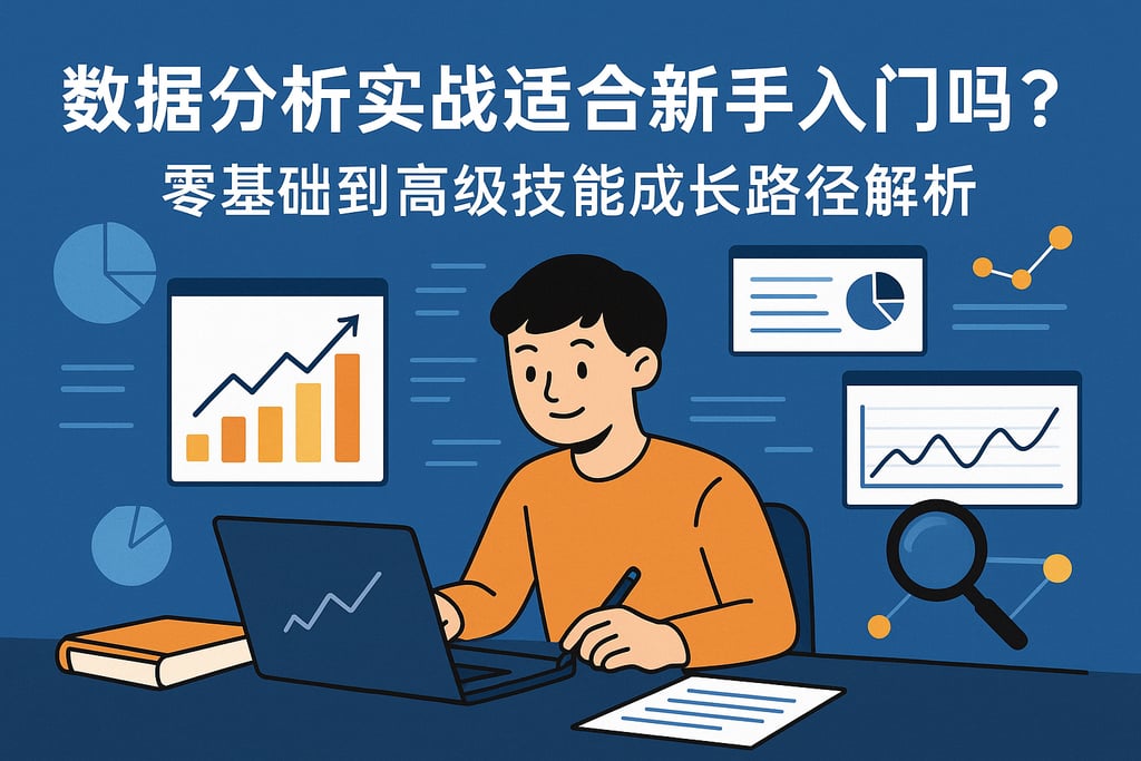 数据分析实战适合新手入门吗？零基础到高级技能成长路径解析