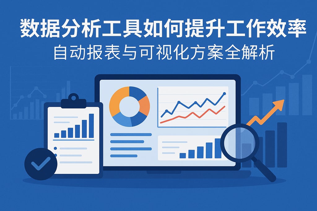 数据分析工具如何提升工作效率？自动报表与可视化方案全解析
