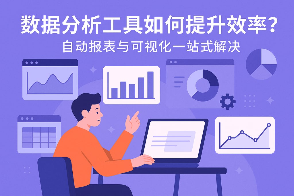 数据分析工具如何提升效率？自动报表与可视化一站式解决