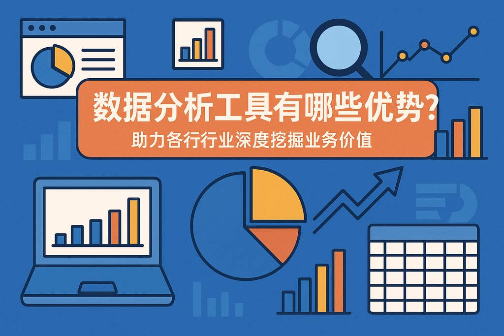 数据分析工具有哪些优势？助力各行业深度挖掘业务价值