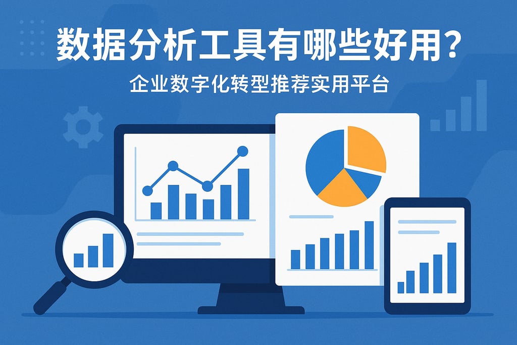 数据分析工具有哪些好用？企业数字化转型推荐实用平台