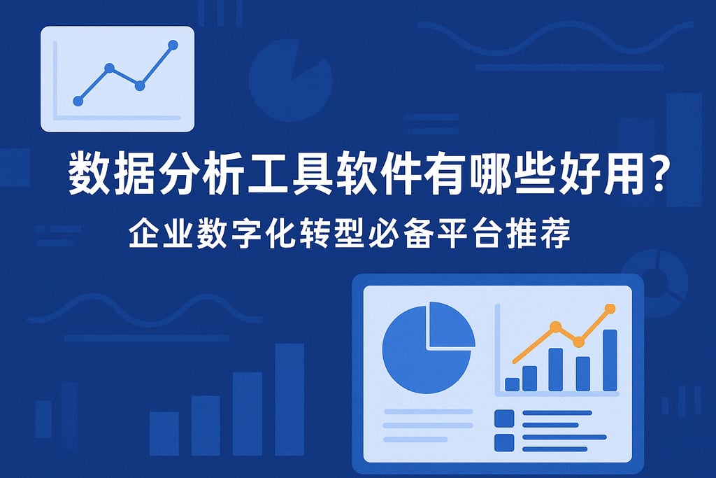 数据分析工具软件有哪些好用？企业数字化转型必备平台推荐