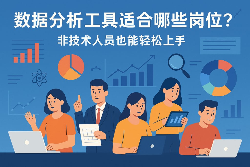 数据分析工具适合哪些岗位？非技术人员也能轻松上手