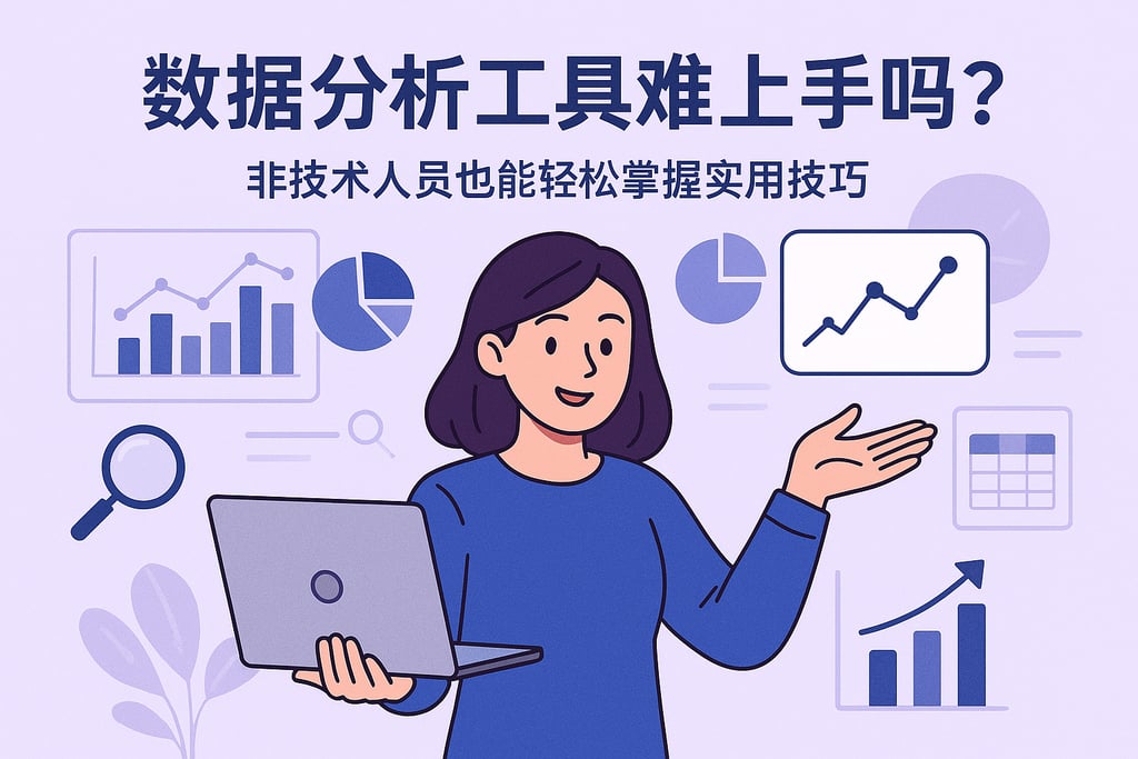 数据分析工具难上手吗？非技术人员也能轻松掌握实用技巧