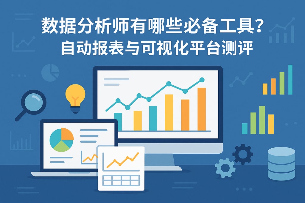 数据分析师有哪些必备工具？自动报表与可视化平台测评
