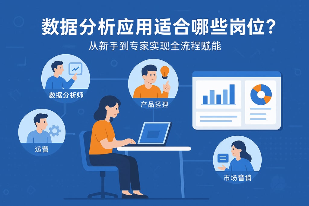 数据分析应用适合哪些岗位？从新手到专家实现全流程赋能