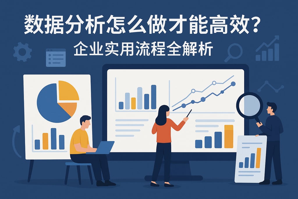 数据分析怎么做才能高效？企业实用流程全解析