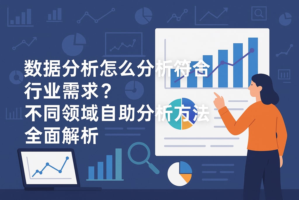 数据分析怎么分析符合行业需求？不同领域自助分析方法全面解析