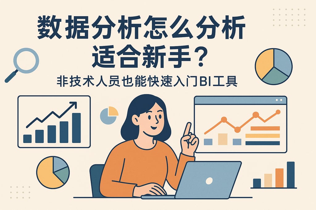 数据分析怎么分析适合新手？非技术人员也能快速入门BI工具