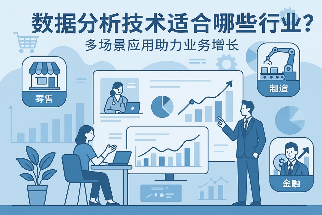 数据分析技术适合哪些行业？多场景应用助力业务增长