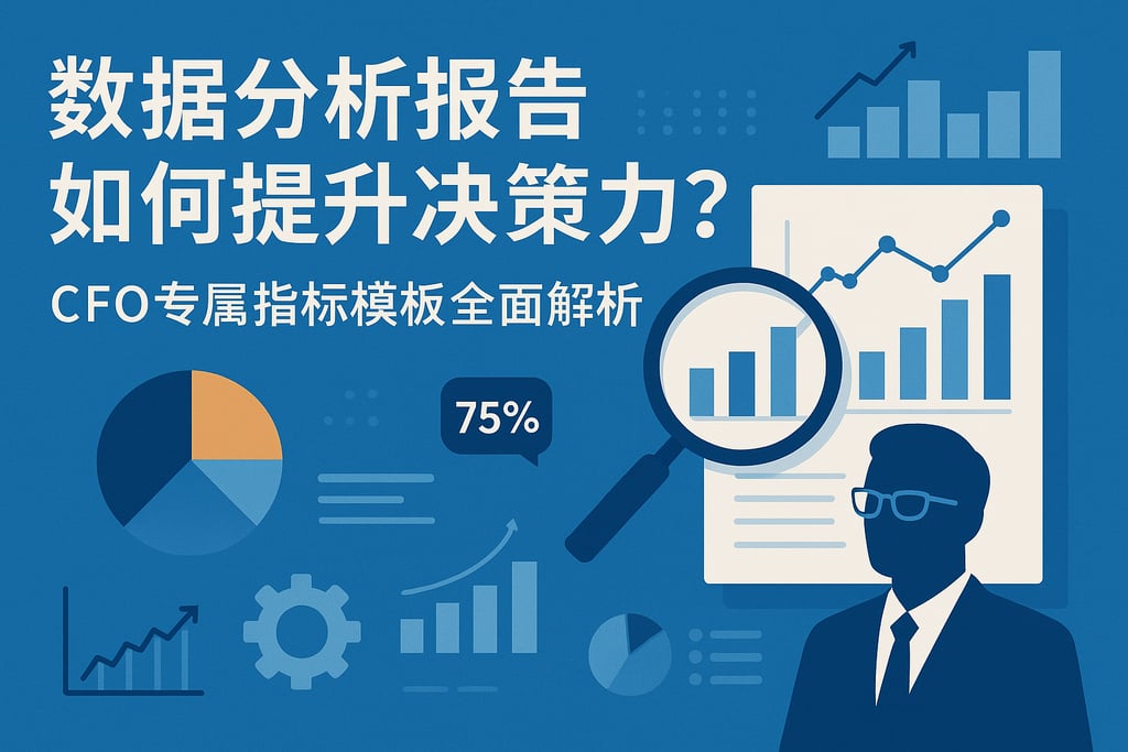 数据分析报告如何提升决策力？CFO专属指标模板全面解析