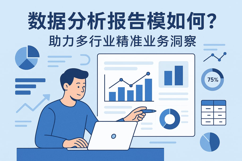 数据分析报告模板如何优化？助力多行业精准业务洞察