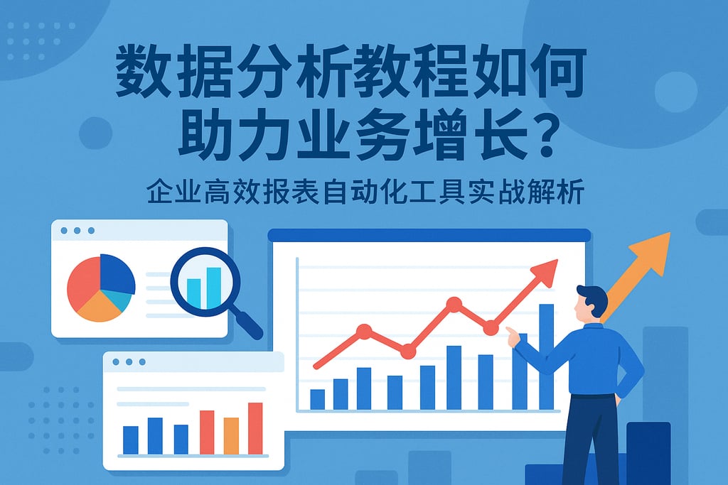 数据分析教程如何助力业务增长？企业高效报表自动化工具实战解析