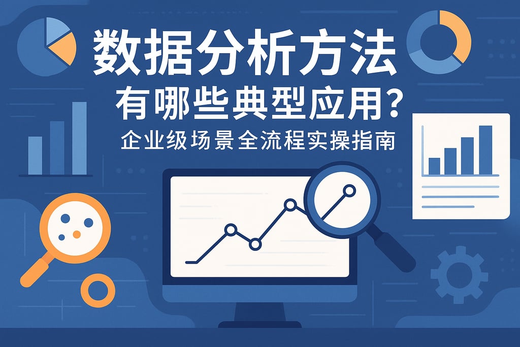 数据分析方法有哪些典型应用？企业级场景全流程实操指南
