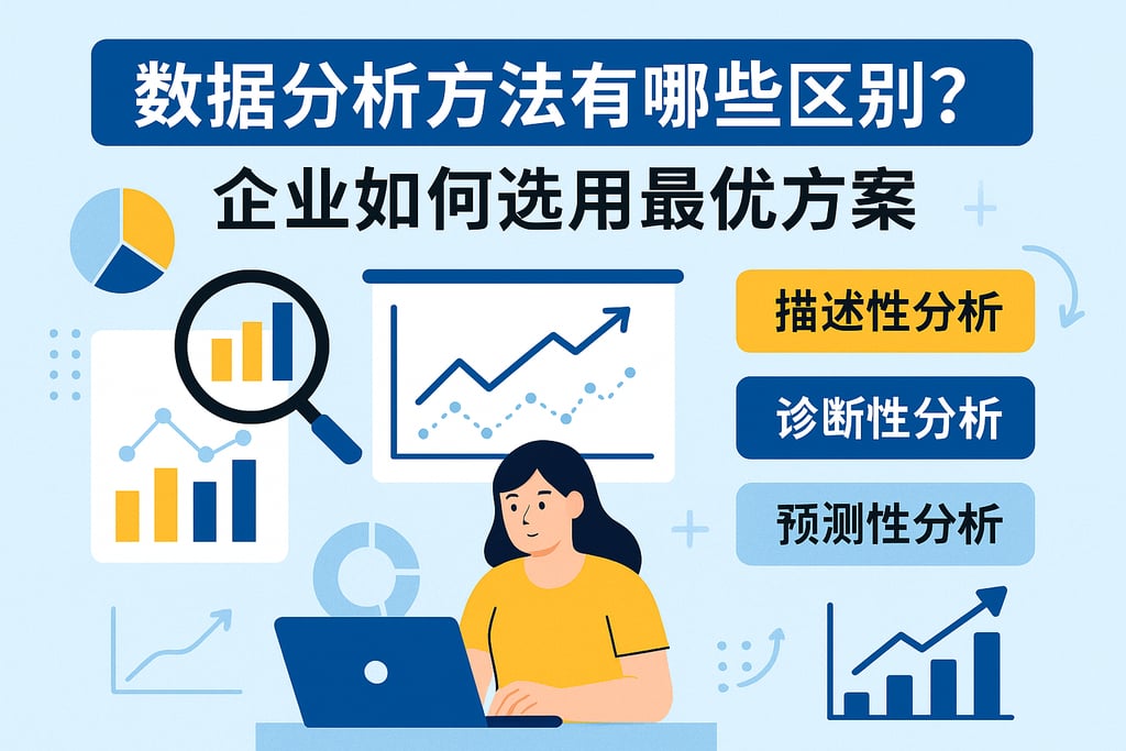数据分析方法有哪些区别？企业如何选用最优方案