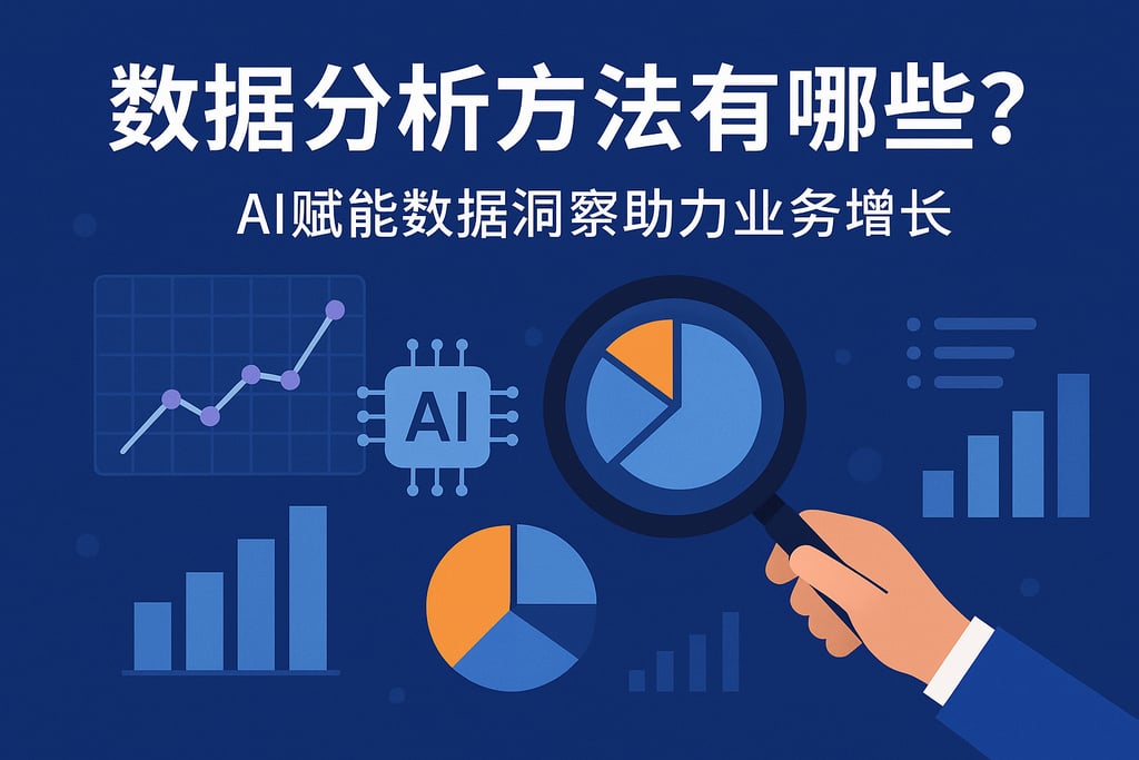 数据分析方法有哪些？AI赋能数据洞察助力业务增长
