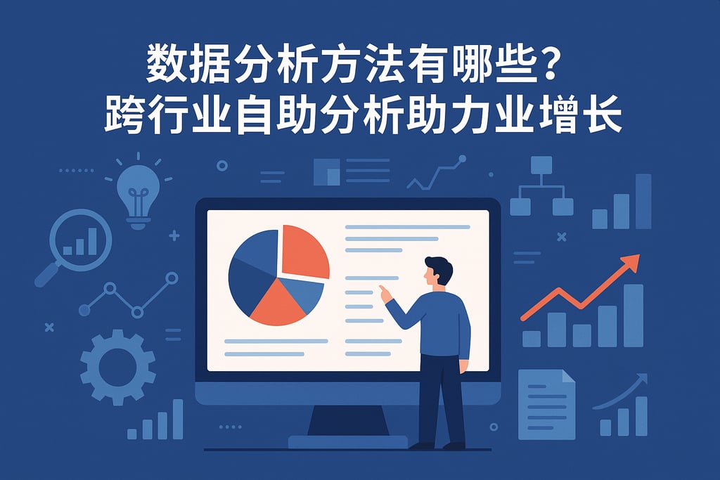 数据分析方法有哪些？跨行业自助分析助力业务增长