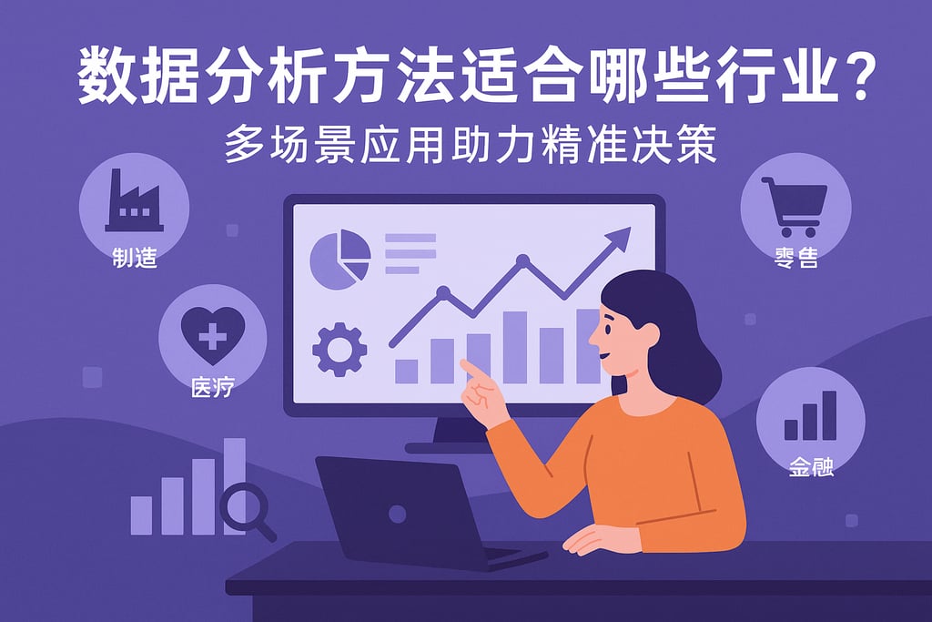 数据分析方法适合哪些行业？多场景应用助力精准决策