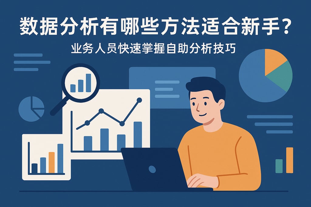 数据分析有哪些方法适合新手？业务人员快速掌握自助分析技巧