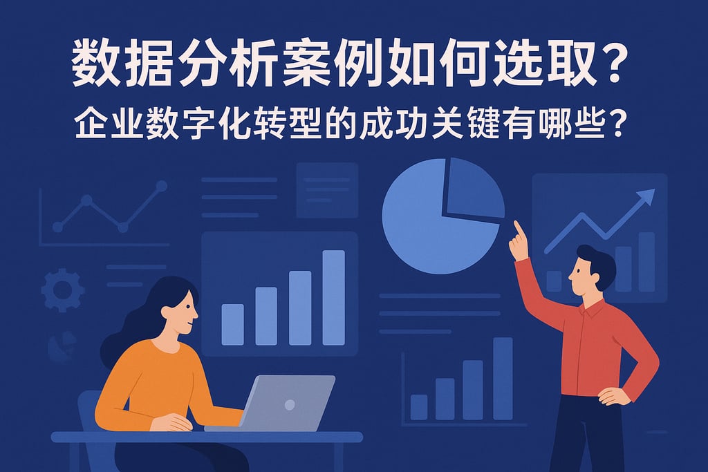 数据分析案例如何选取？企业数字化转型的成功关键有哪些？