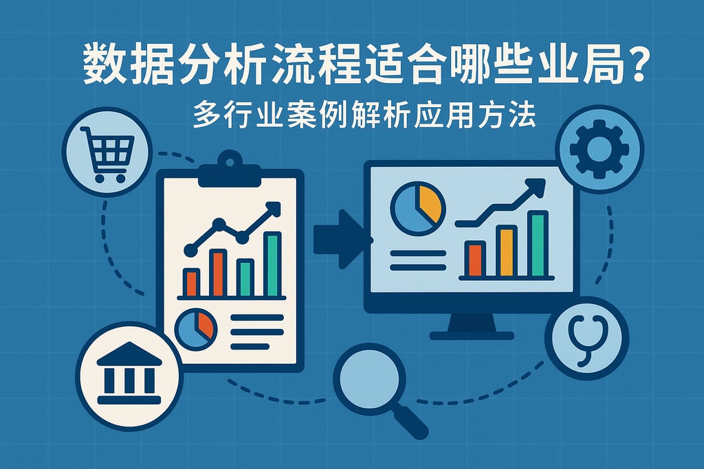 数据分析流程适合哪些业务场景？多行业案例解析应用方法