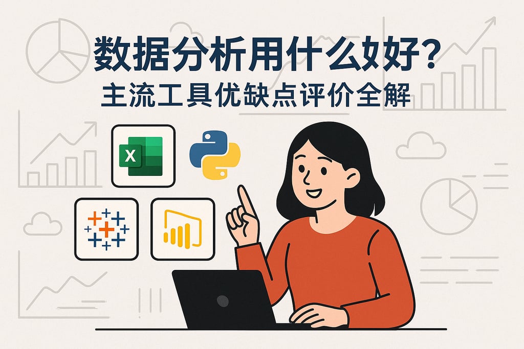 数据分析用什么软件做效果好？主流工具优缺点评测全解