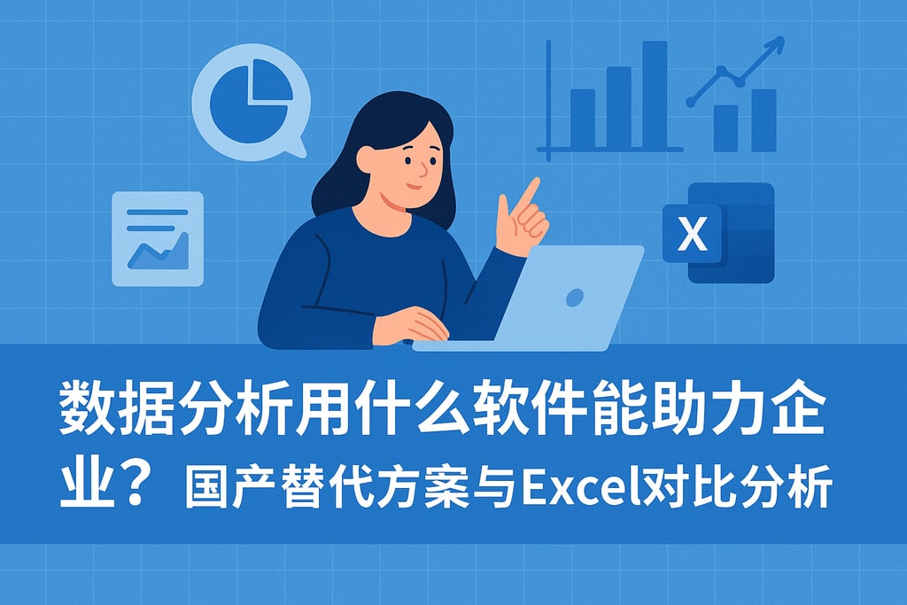 数据分析用什么软件能助力企业？国产替代方案与Excel对比分析