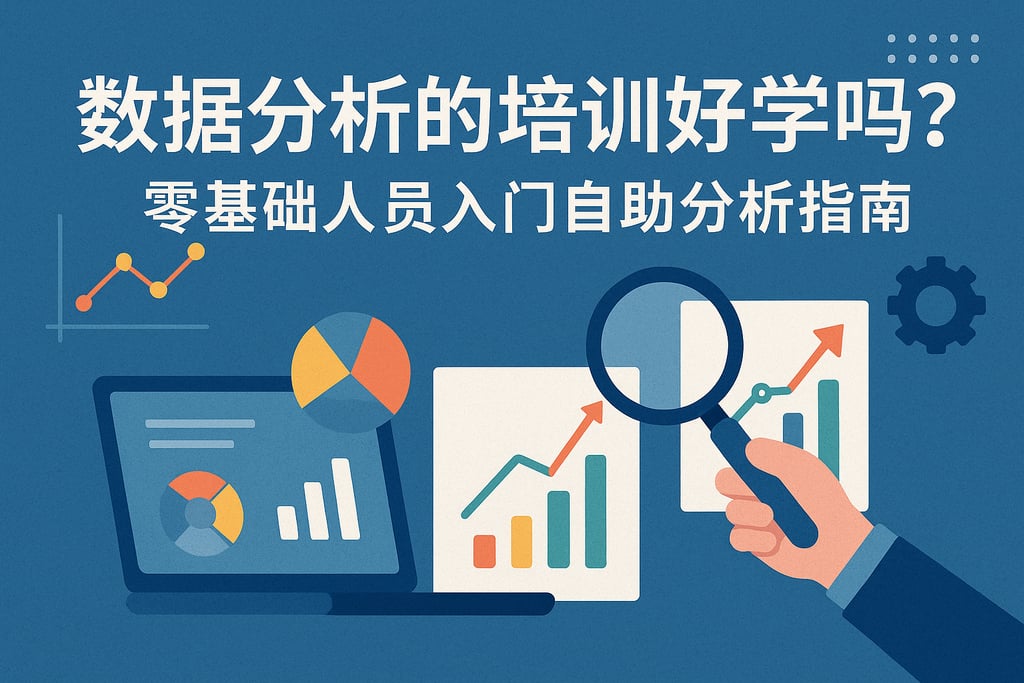 数据分析的培训好学吗？零基础人员入门自助分析指南
