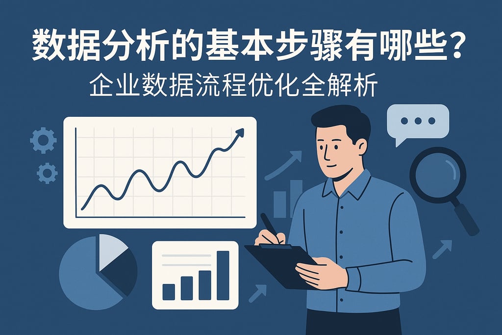 数据分析的基本步骤有哪些？企业数据流程优化全解析