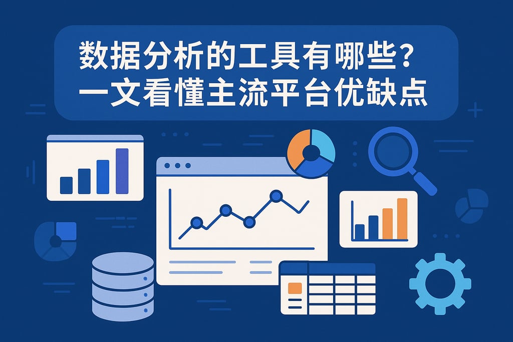 数据分析的工具有哪些？一文看懂主流平台优缺点