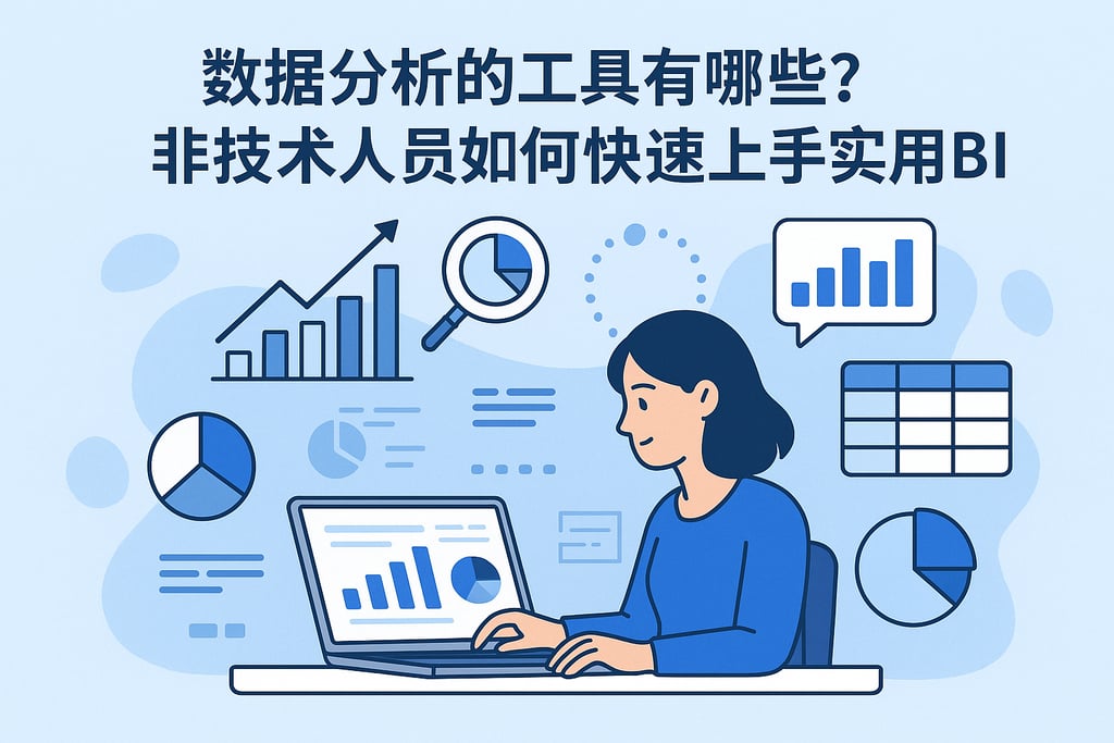 数据分析的工具有哪些？非技术人员如何快速上手实用BI