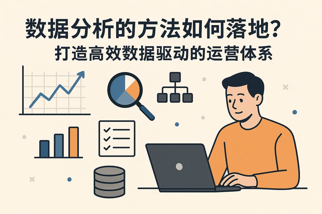 数据分析的方法如何落地？打造高效数据驱动的运营体系