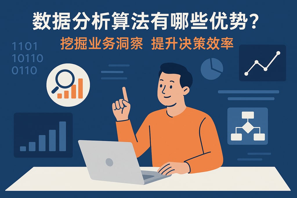 数据分析算法有哪些优势？挖掘业务洞察提升决策效率