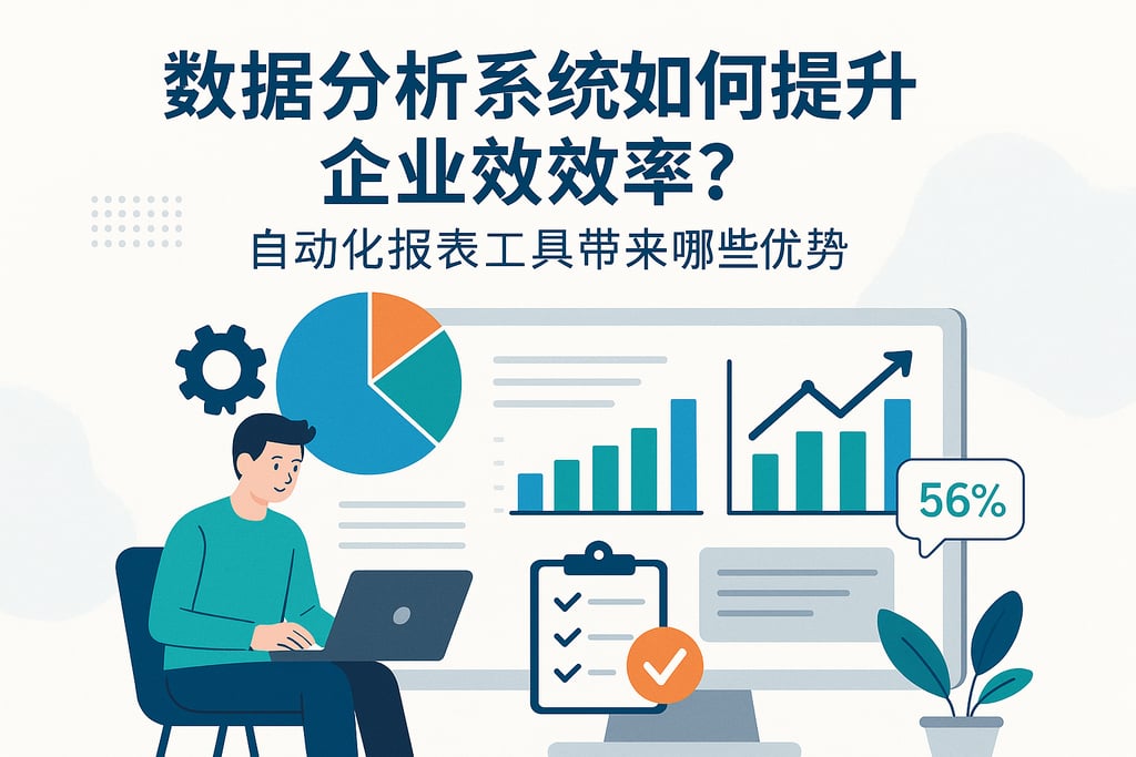 数据分析系统如何提升企业效率？自动化报表工具带来哪些优势
