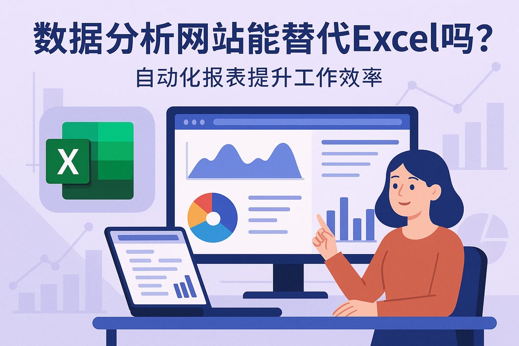 数据分析网站能替代Excel吗？自动化报表提升工作效率