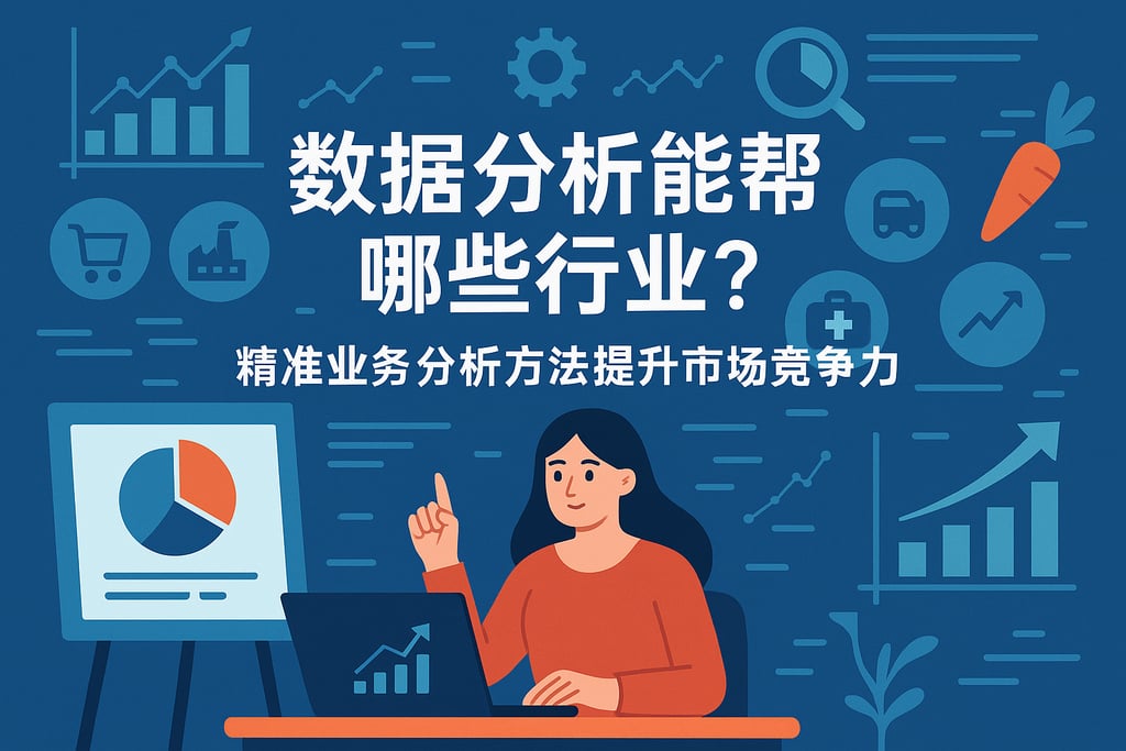 数据分析网能帮哪些行业？精准业务分析方法提升市场竞争力