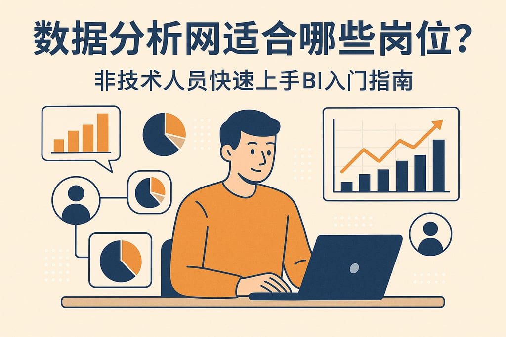 数据分析网适合哪些岗位？非技术人员快速上手BI入门指南