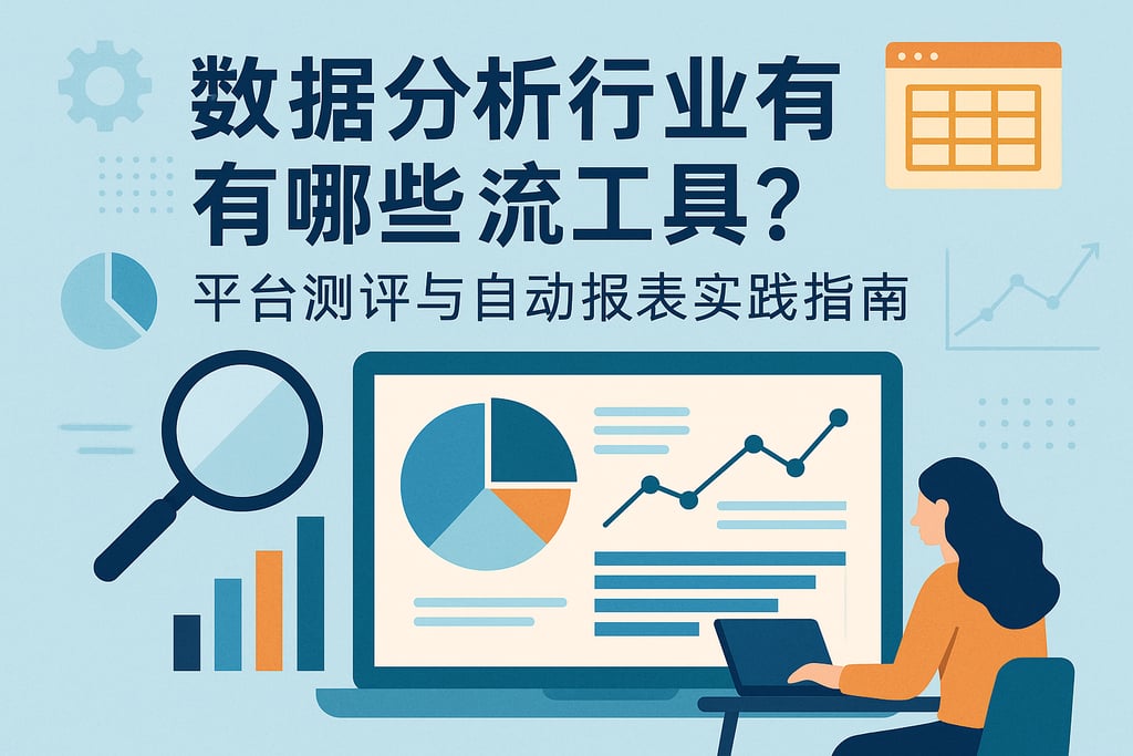 数据分析行业有哪些主流工具？平台测评与自动报表实践指南