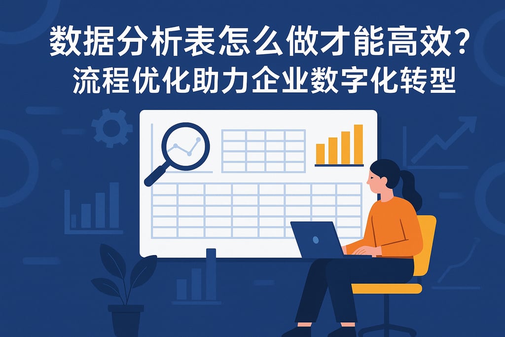 数据分析表怎么做才能高效？流程优化助力企业数字化转型