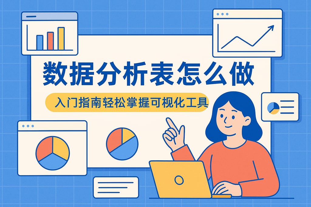 数据分析表怎么做适合新手？入门指南轻松掌握可视化工具