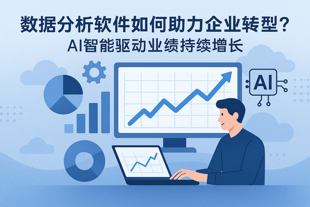 数据分析软件如何助力企业转型？AI智能驱动业绩持续增长
