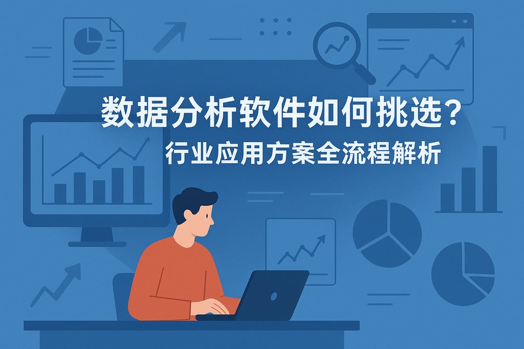 数据分析软件如何挑选？行业应用方案全流程解析