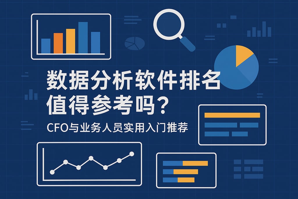 数据分析软件排名值得参考吗？CFO与业务人员实用入门推荐