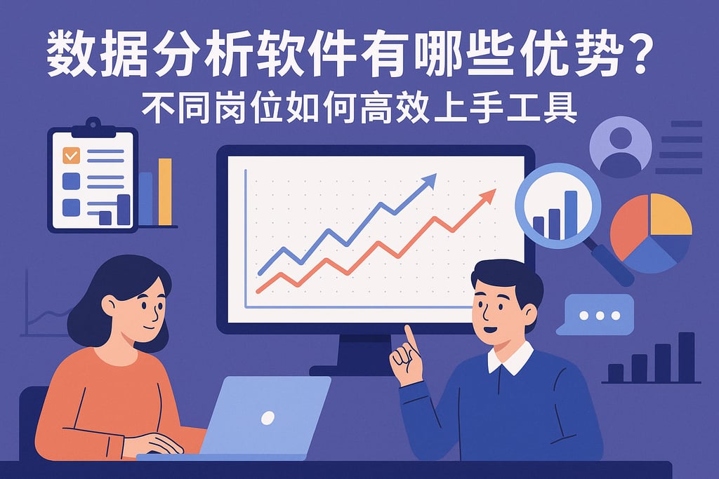 数据分析软件有哪些优势？不同岗位如何高效上手工具