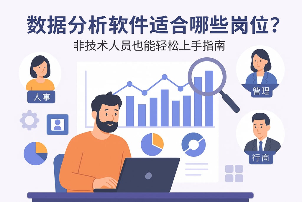 数据分析软件适合哪些岗位？非技术人员也能轻松上手指南