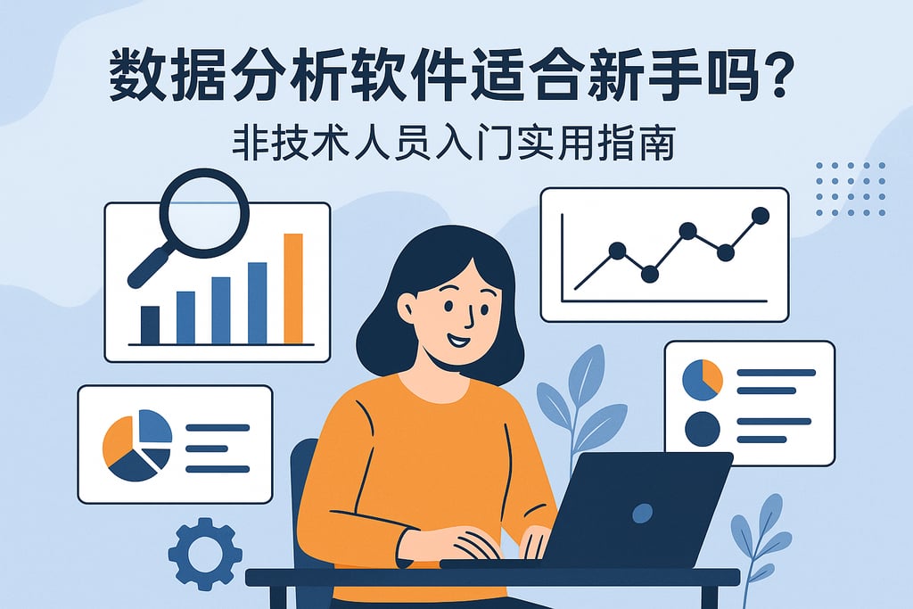 数据分析软件适合新手吗？非技术人员入门实用指南